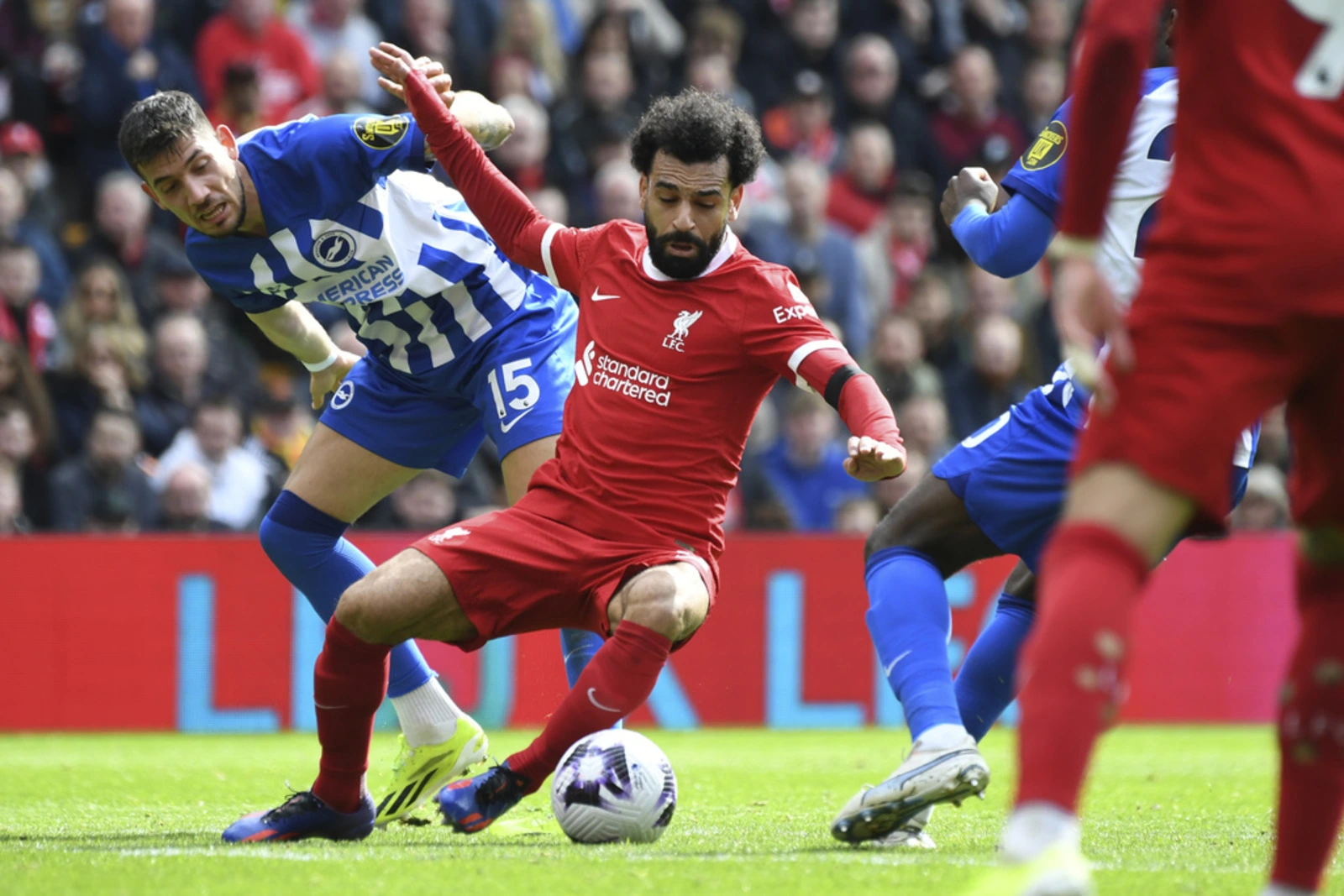 Liverpool go top after comeback win over Brighton | FMT