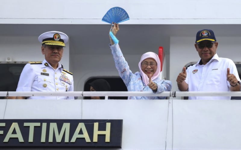 Coast guard’s new patrol vessel named Tun Fatimah