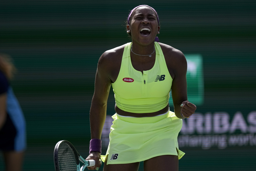 Gauff survives French assault to advance at Indian Wells FMT