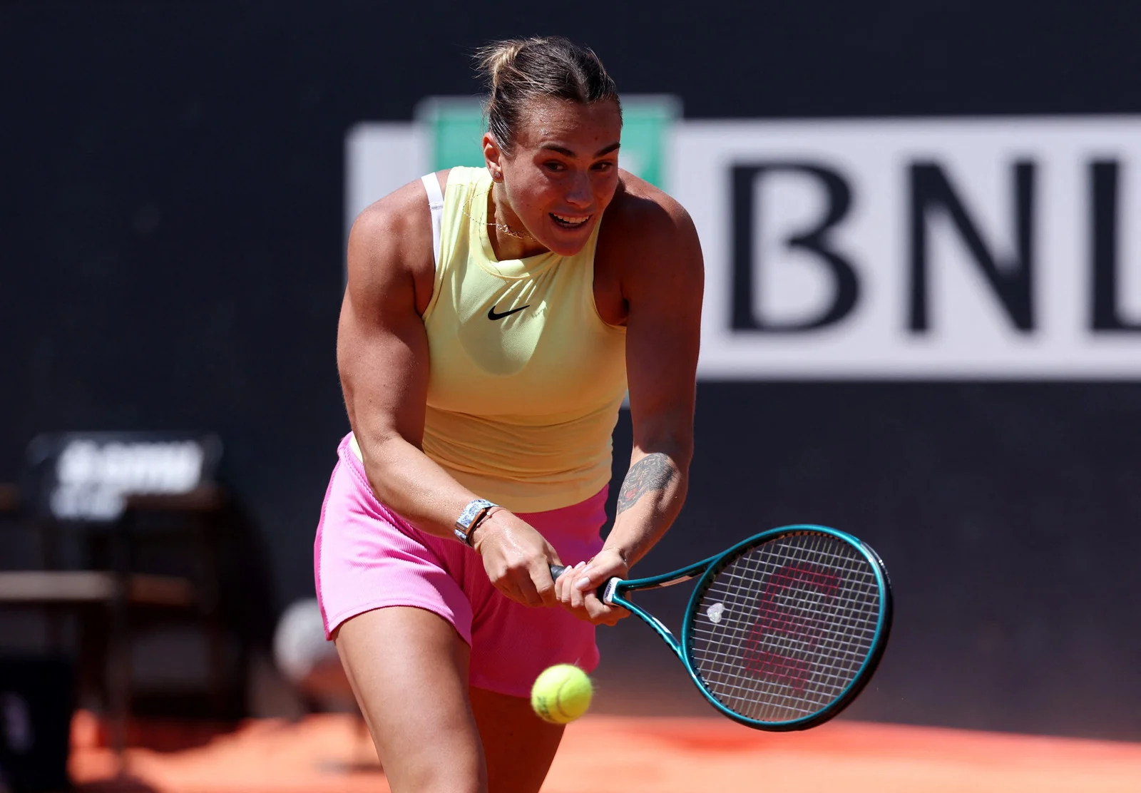 Sabalenka reaches Rome last 16 as Djokovic returns after bottle drama