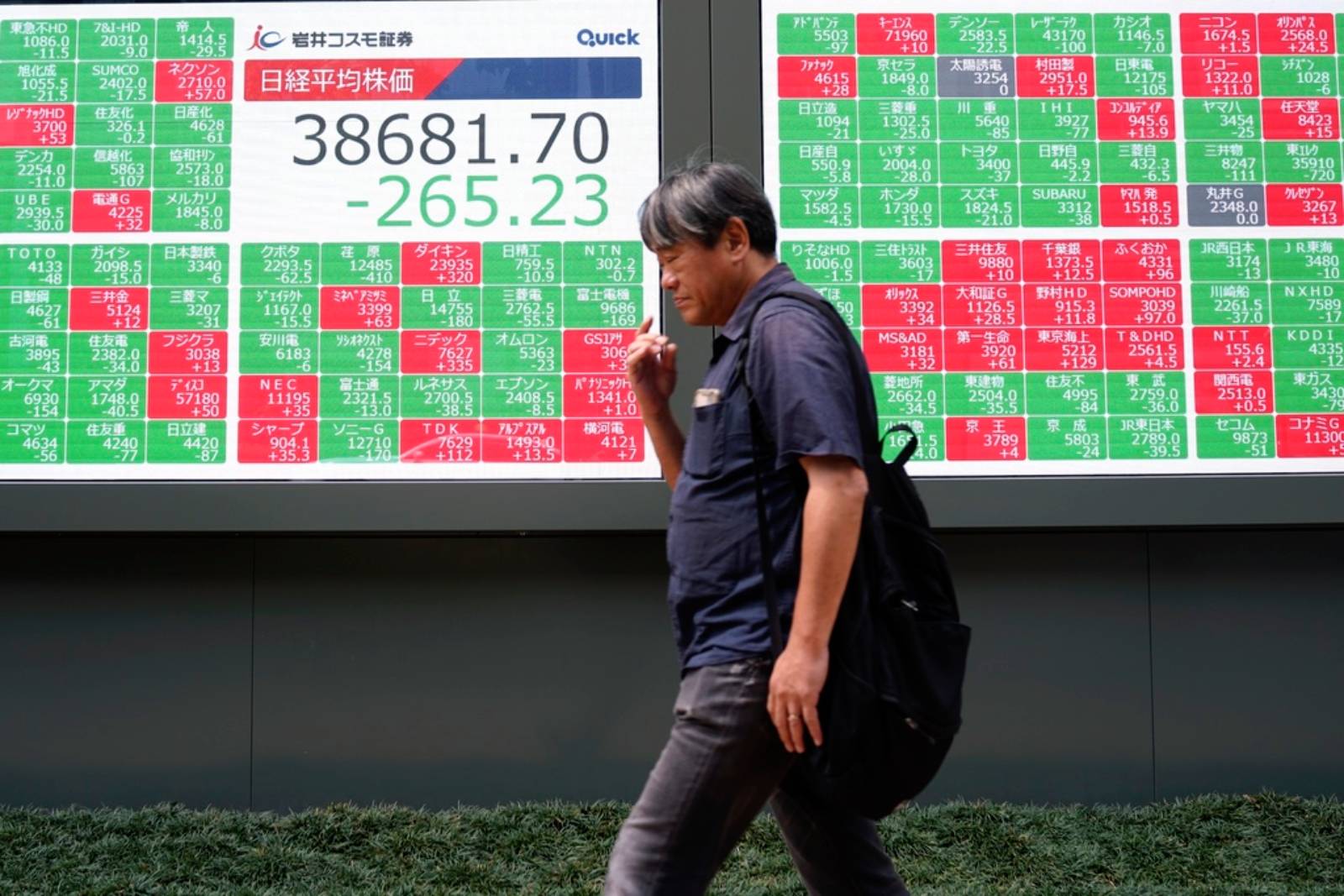 Asian markets edge up ahead of Nvidia results, Fed minutes