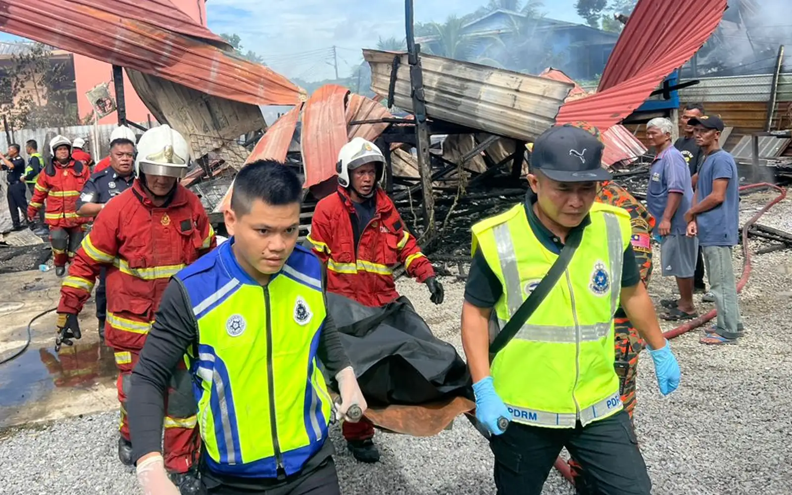 Wanita OKU rentung kebakaran di Sibu