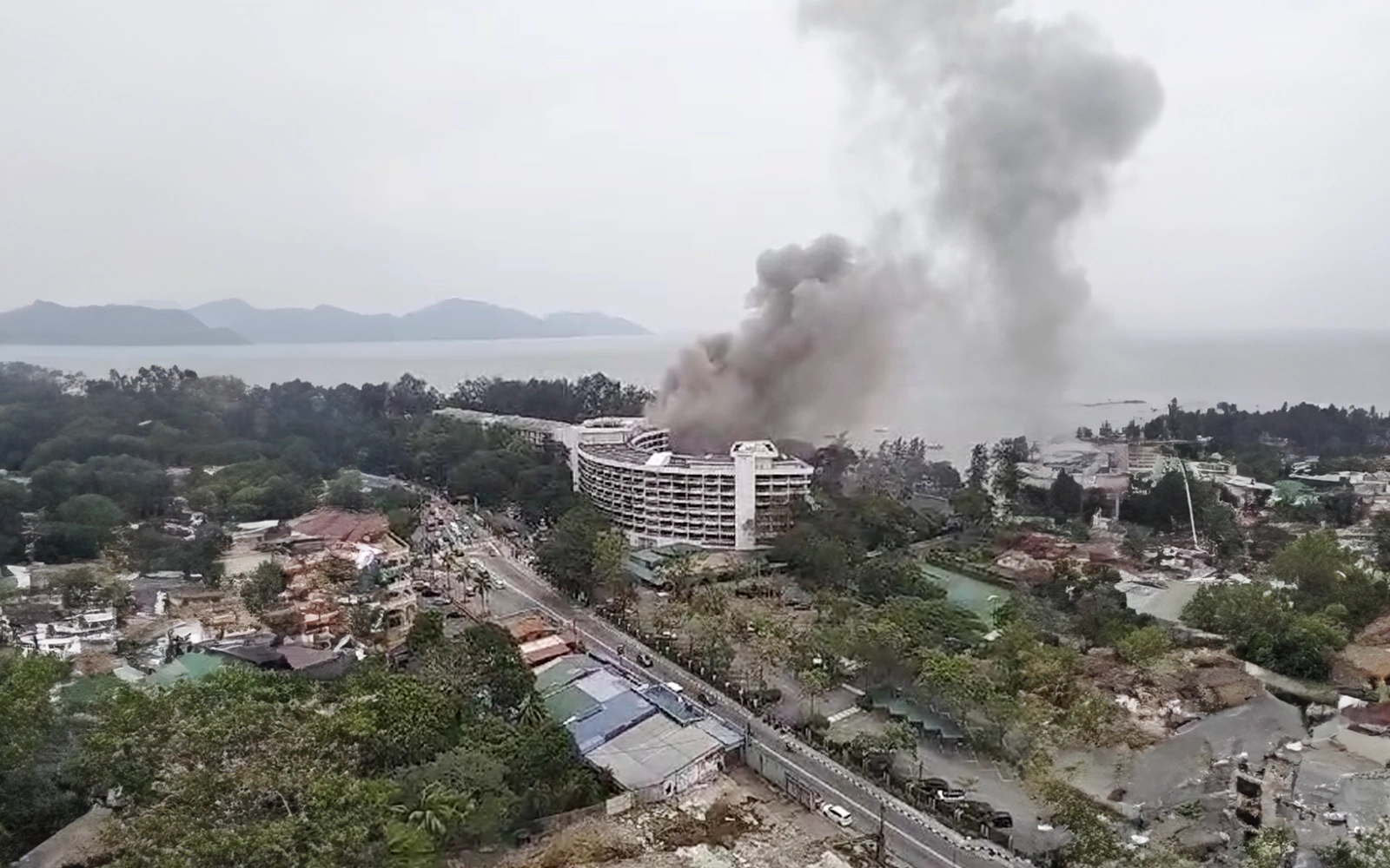 Fire razes popular hawker centre in Batu Ferringhi