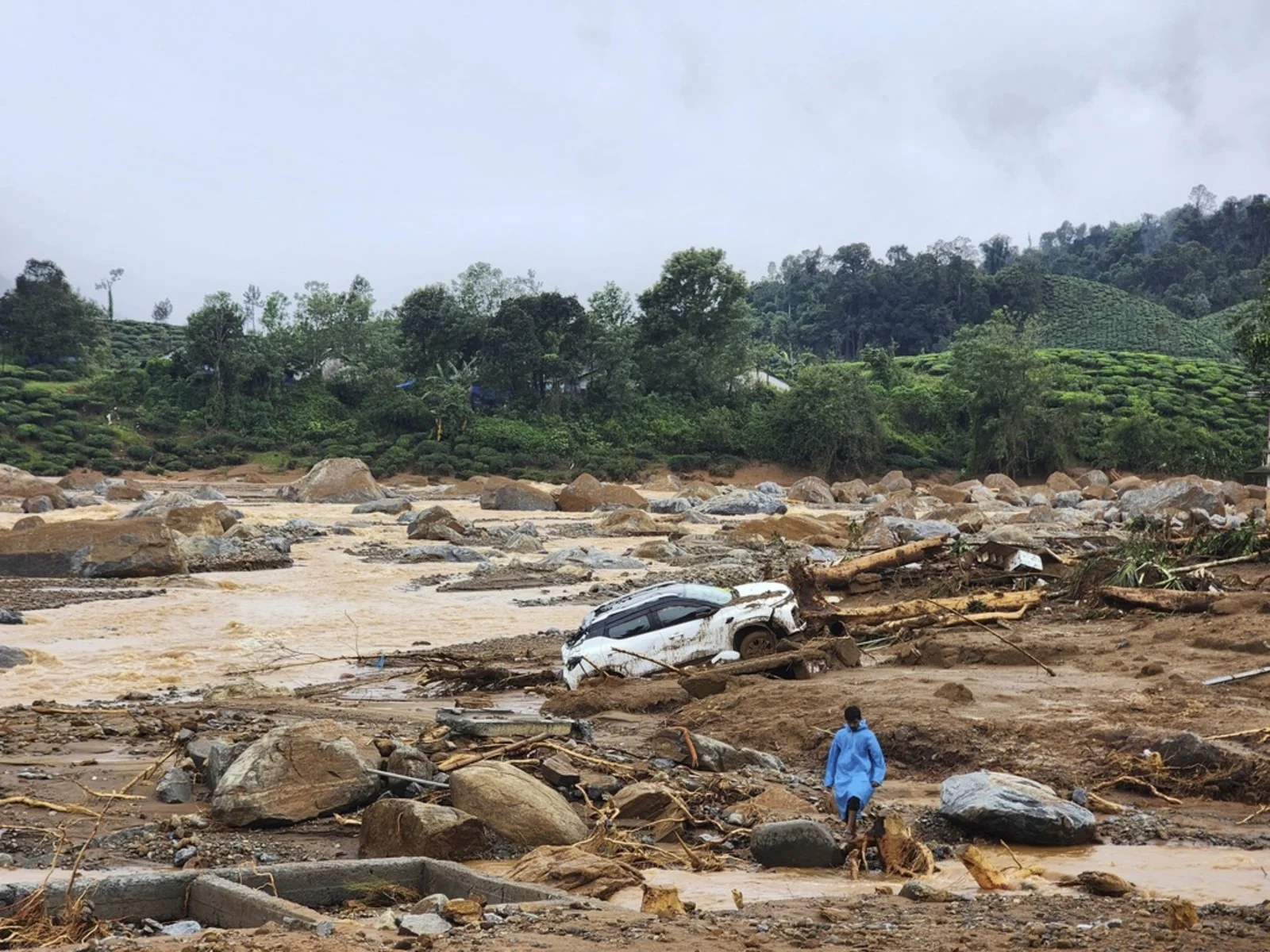 Landslides in India’s Kerala kill 106, many still trapped