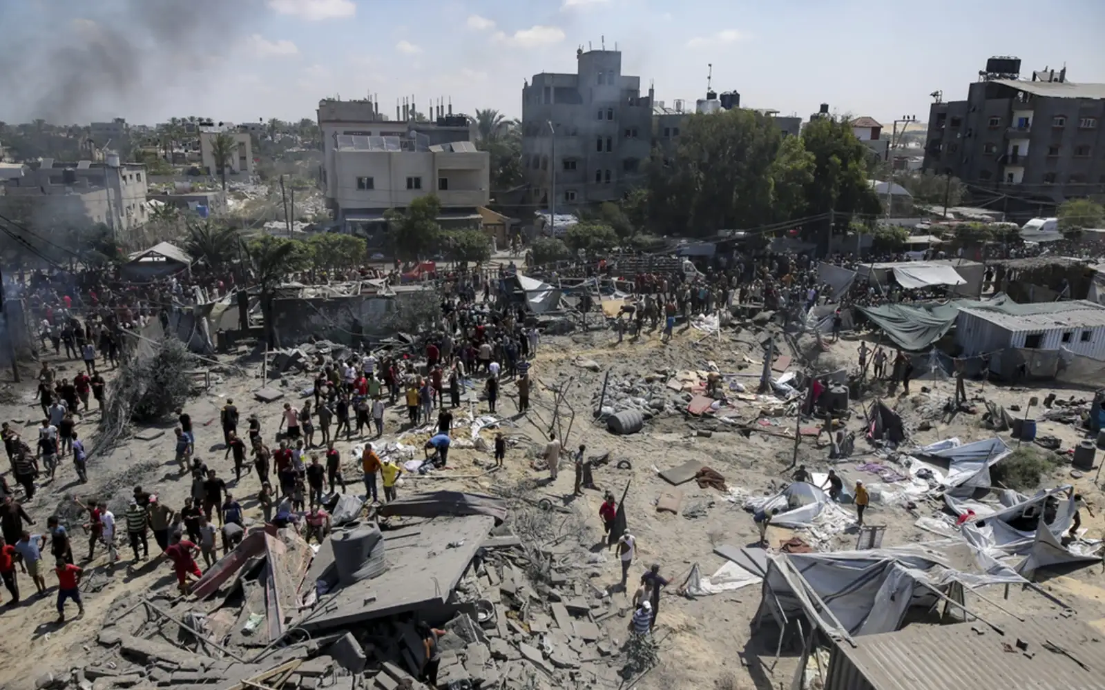 US tells Israel to improve Gaza’s humanitarian situation or risk aid