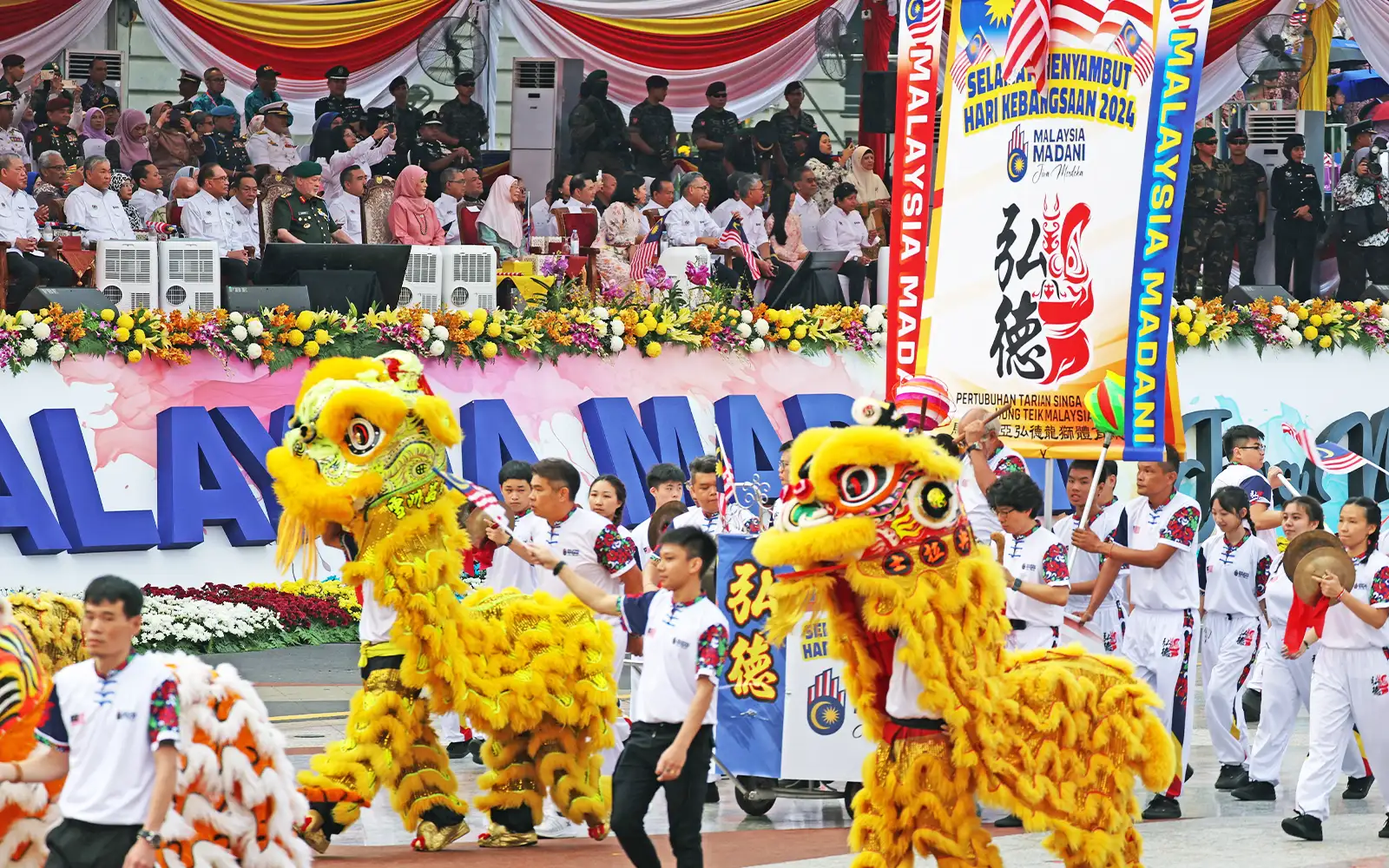 Chingay procession makes historic debut at 2024 Merdeka Day parade