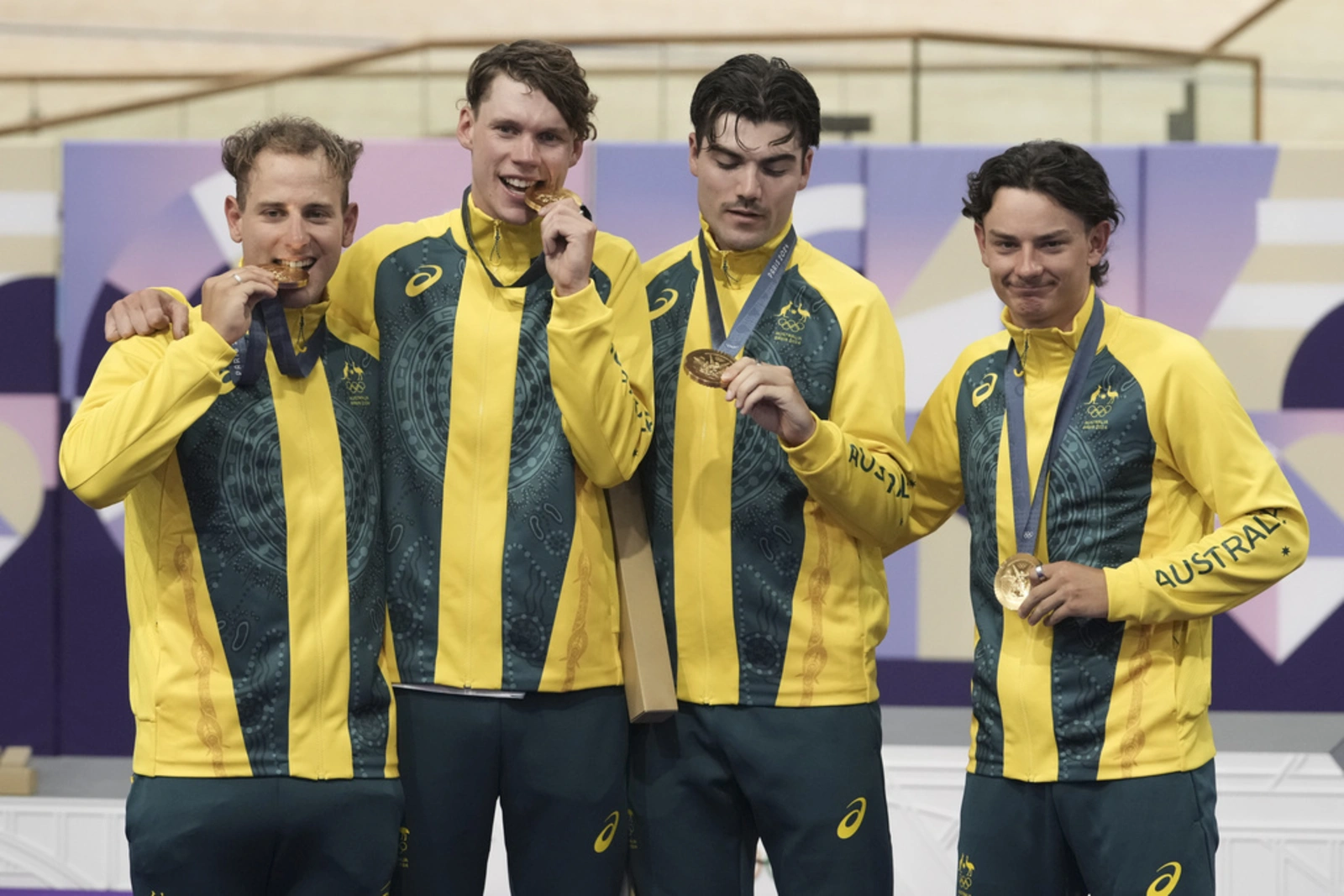 Australia beats Great Britain in men’s team pursuit, US wins women’s gold