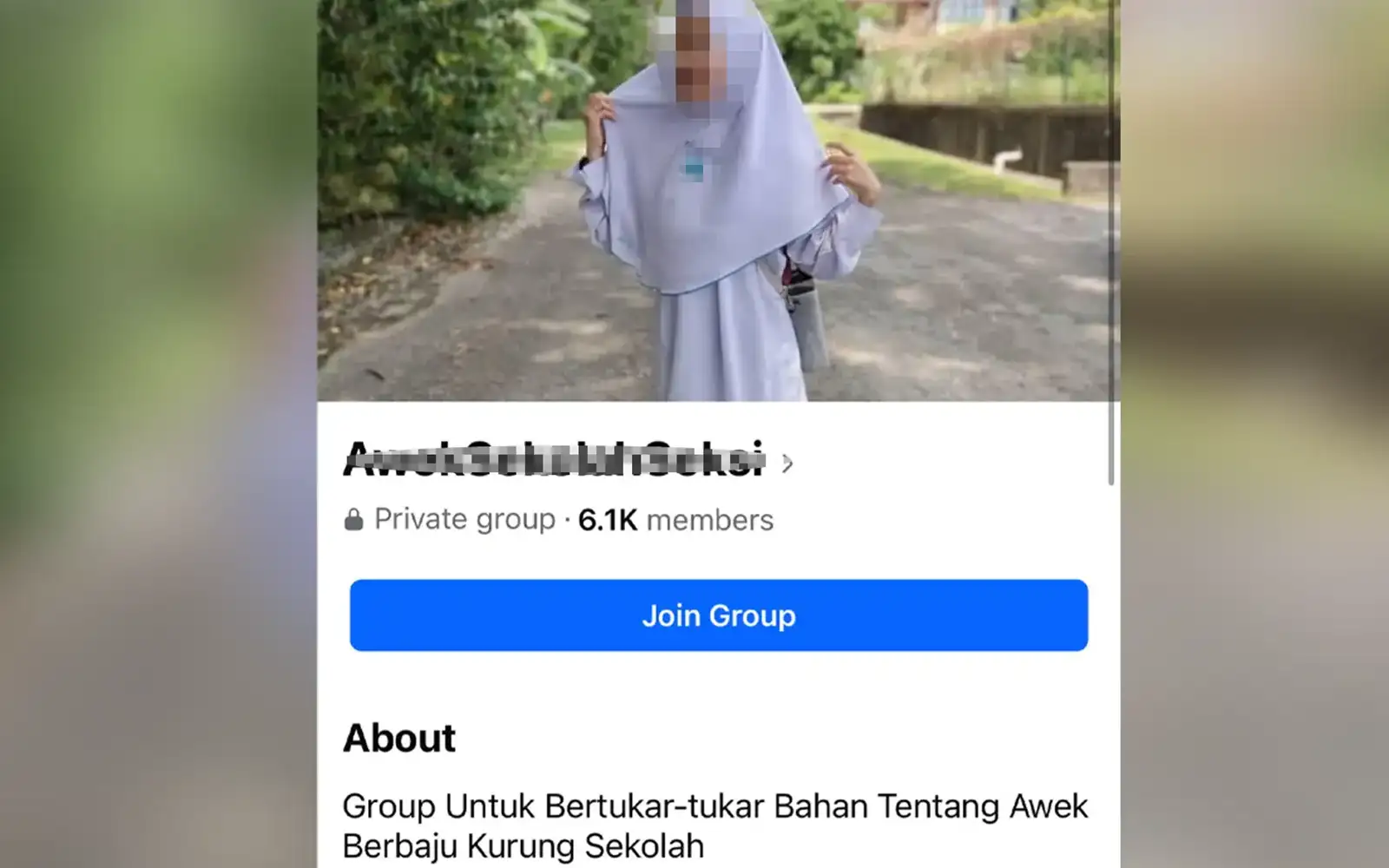 MCMC goes after FB group sharing photos of schoolgirls in baju kurung