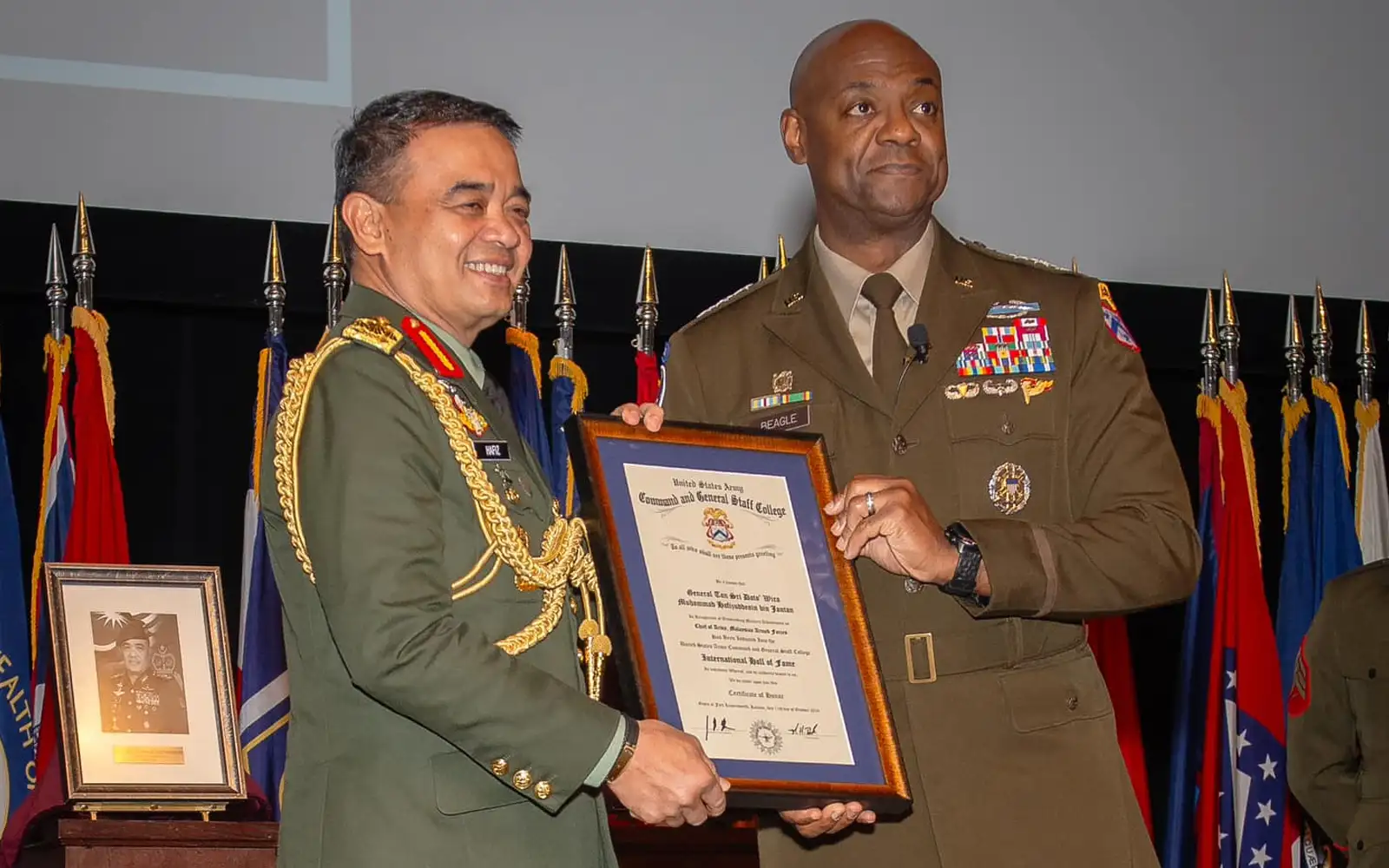 Malaysian army chief inducted into US international hall of fame