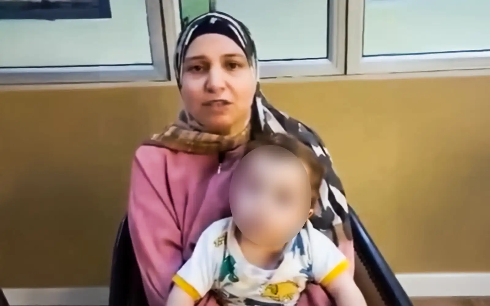 Palestinian woman apologises for unruly behaviour