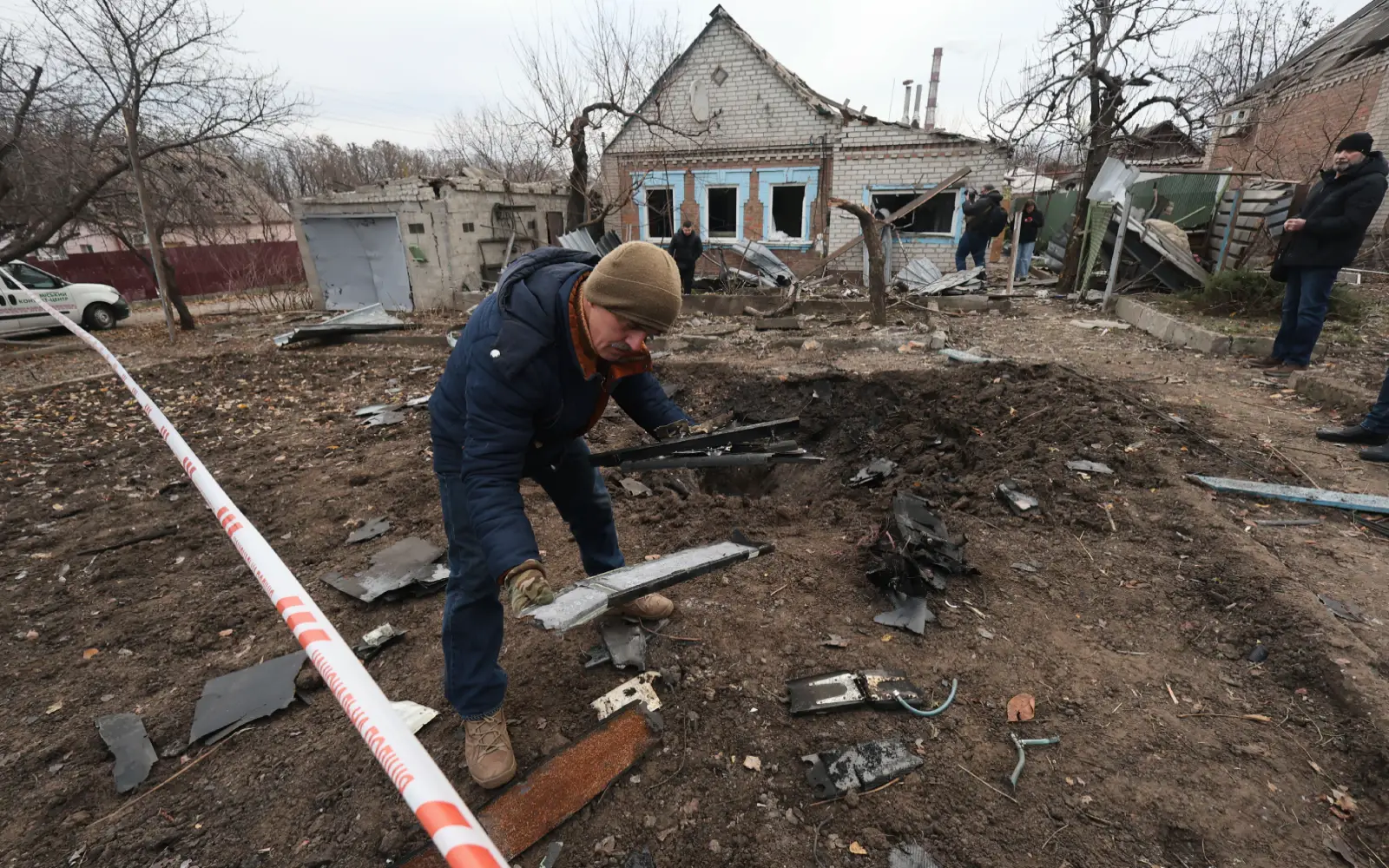 Russia strikes Ukraine’s critical infrastructure in war’s largest drone attack