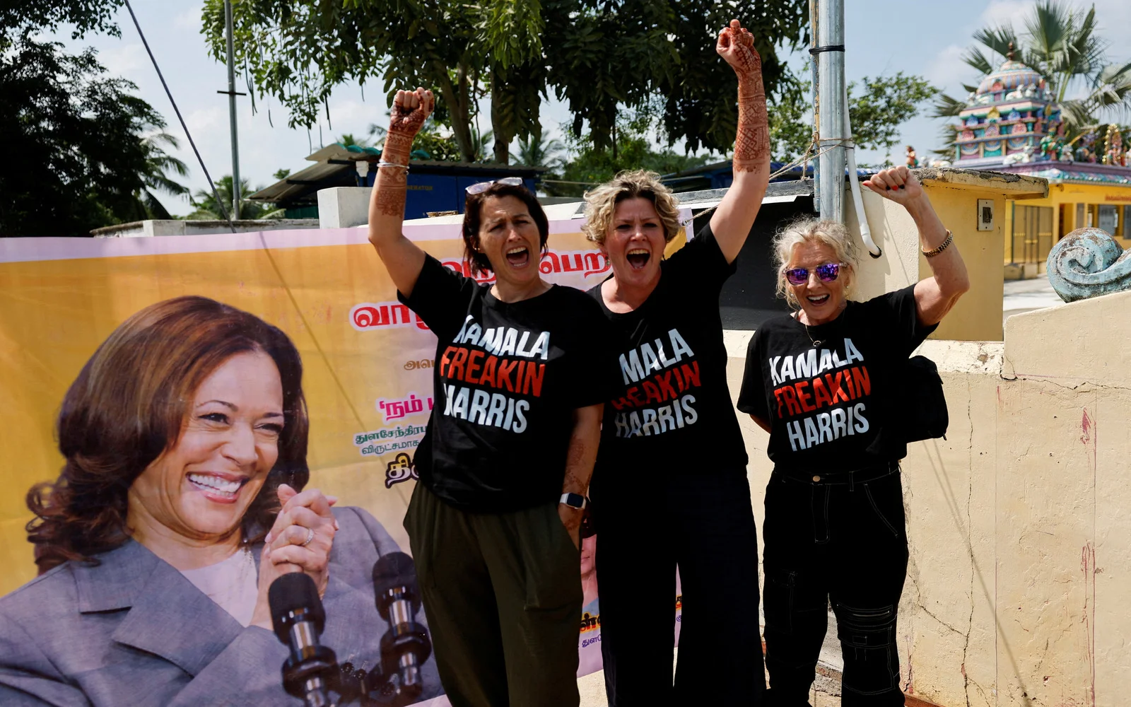 Residents pray for Harris to win in her Indian grandfather’s village