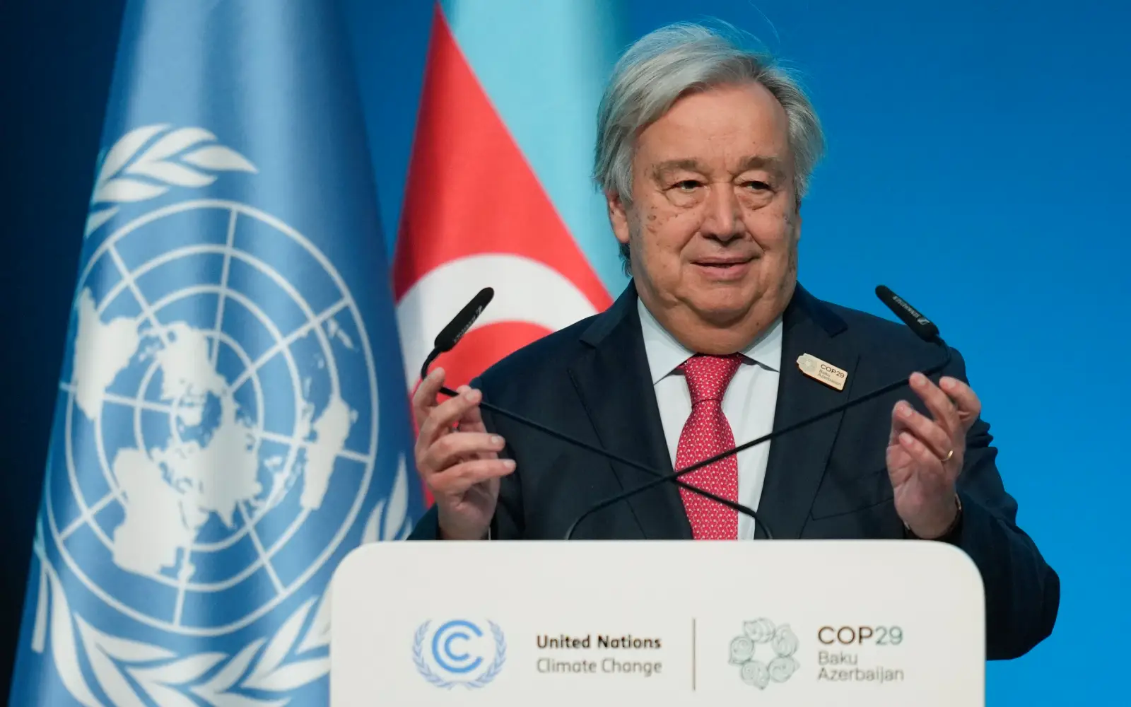 Pay up or face climate-led disaster for humanity, warns UN chief