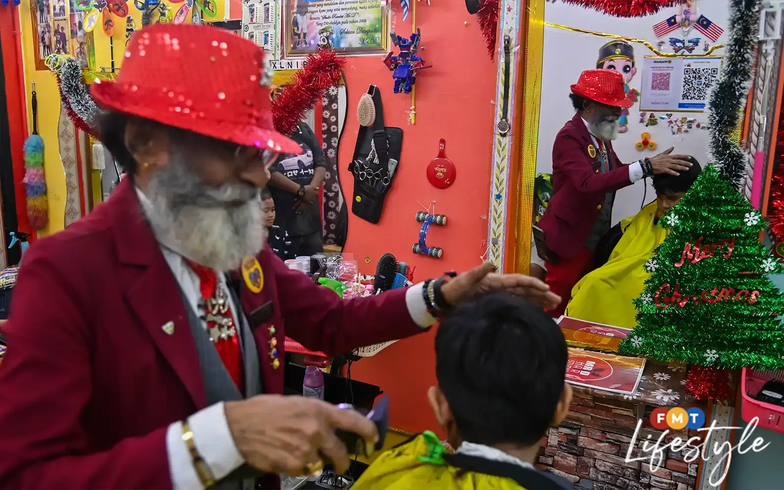 Mr D’s barbershop a blessing for parents of autistic children