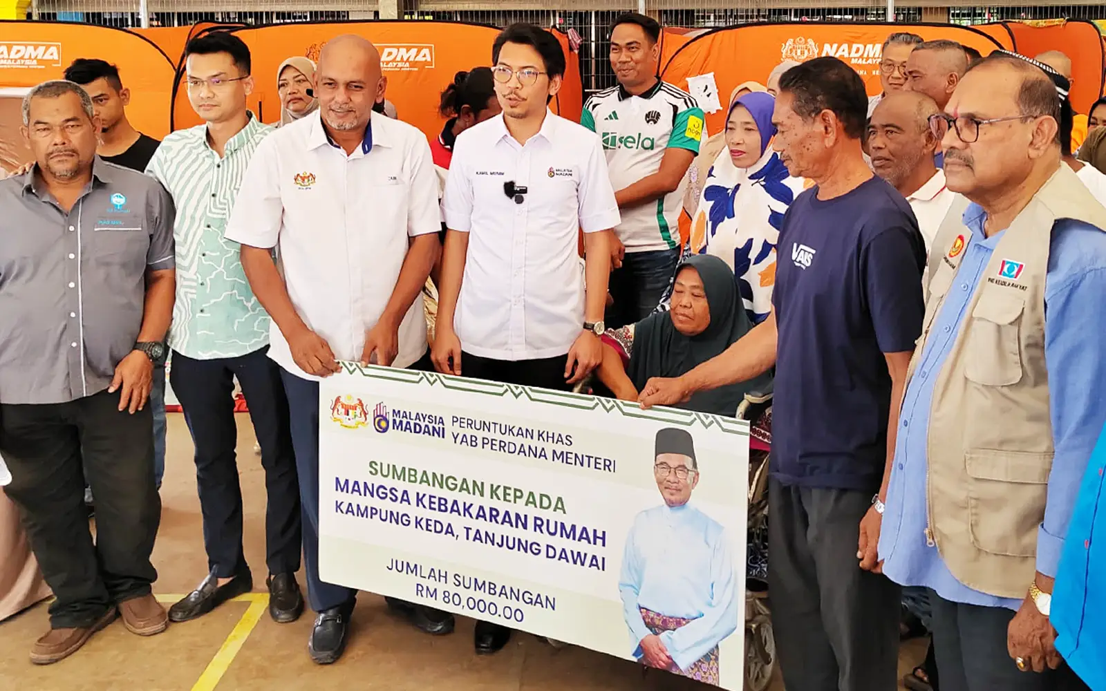 Bantuan Khas PM Untuk Mangsa Kebakaran Tanjung Dawai