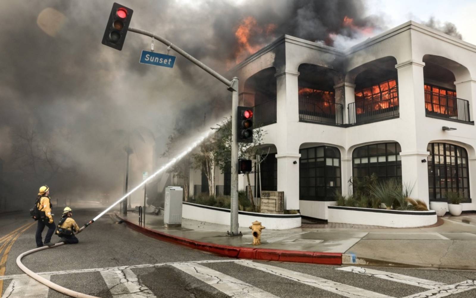 Mexican firefighters prepare to do battle with LA fires