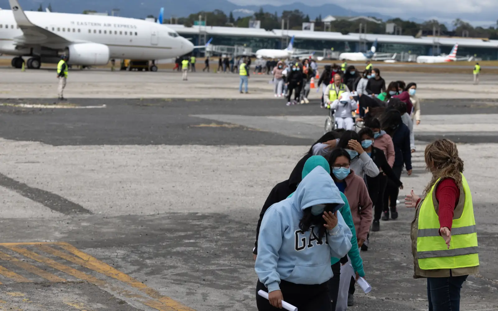 Two US migrant deportation flights arrive in Guatemala