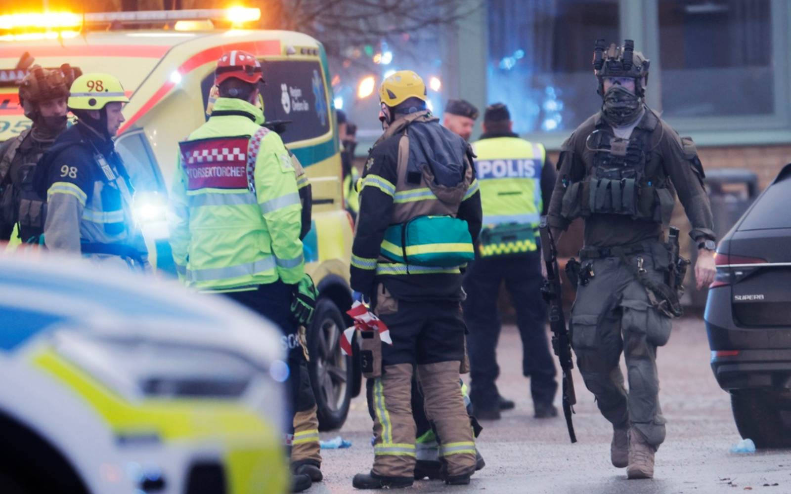 ‘Around 10’ dead, including gunman, in Sweden’s worst mass shooting