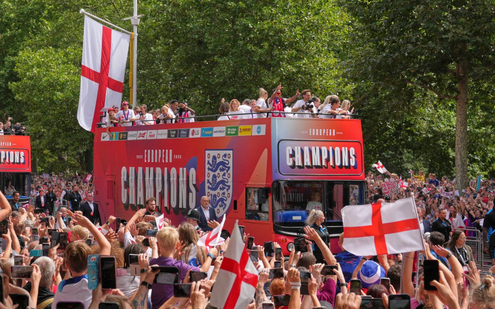 Lionesses party with thousands of fans after Euro 2025 triumph
