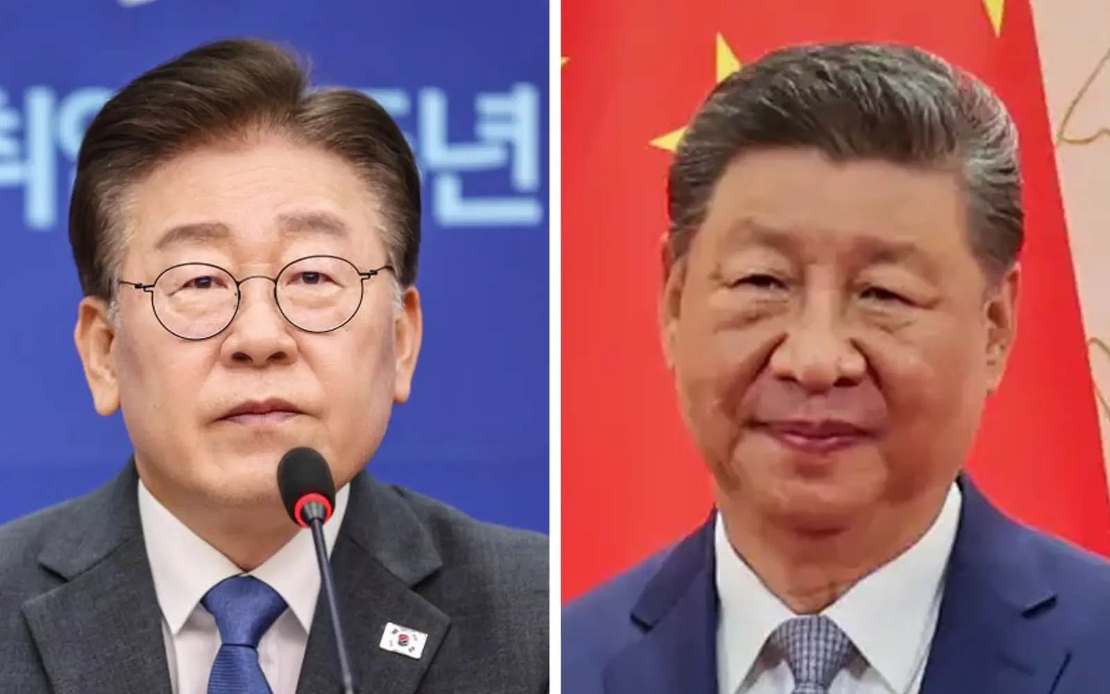 President Korea Selatan Lee Jae Myung dan Presiden China Xi Jinping