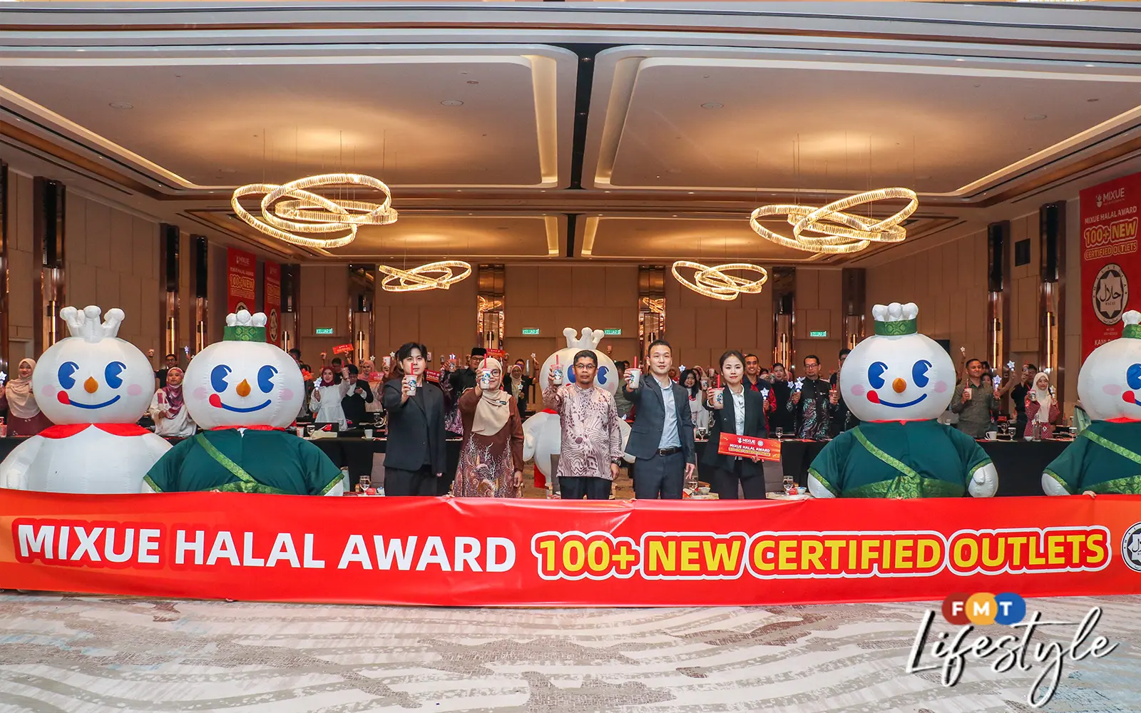 Mixue Halal Celebration event