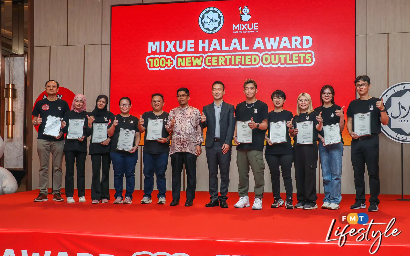 Mixue Halal Celebration event