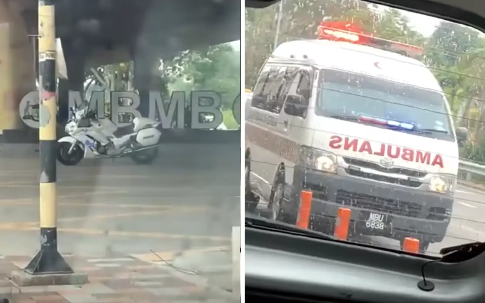 polis priotize vip rather than ambulans