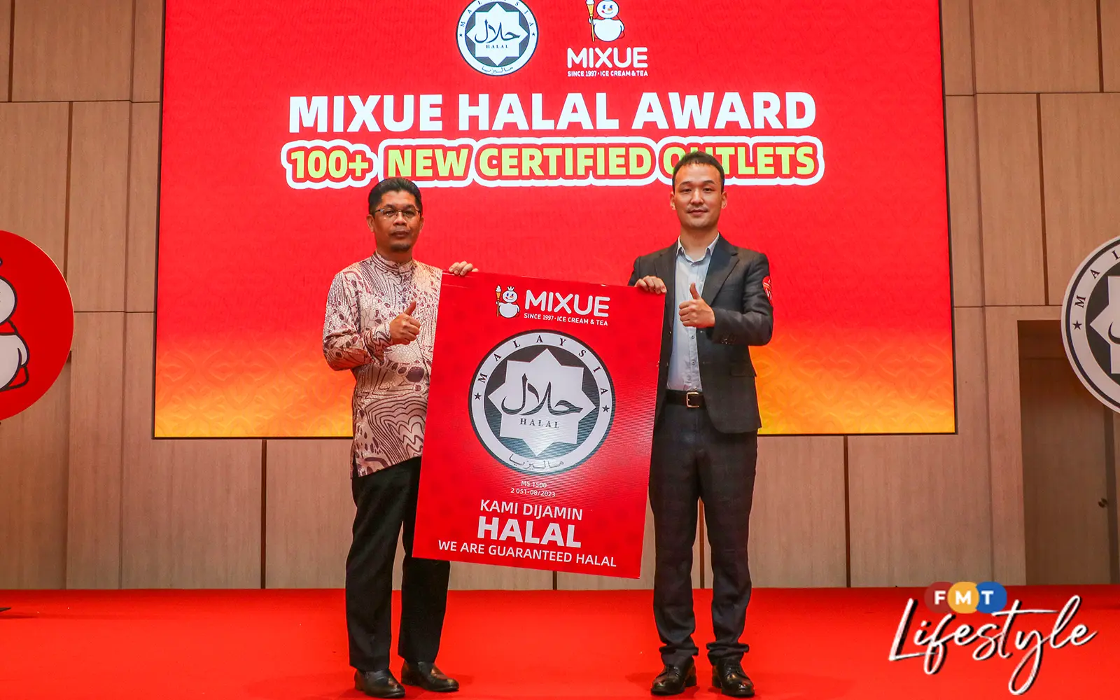 Mixue Halal Celebration event