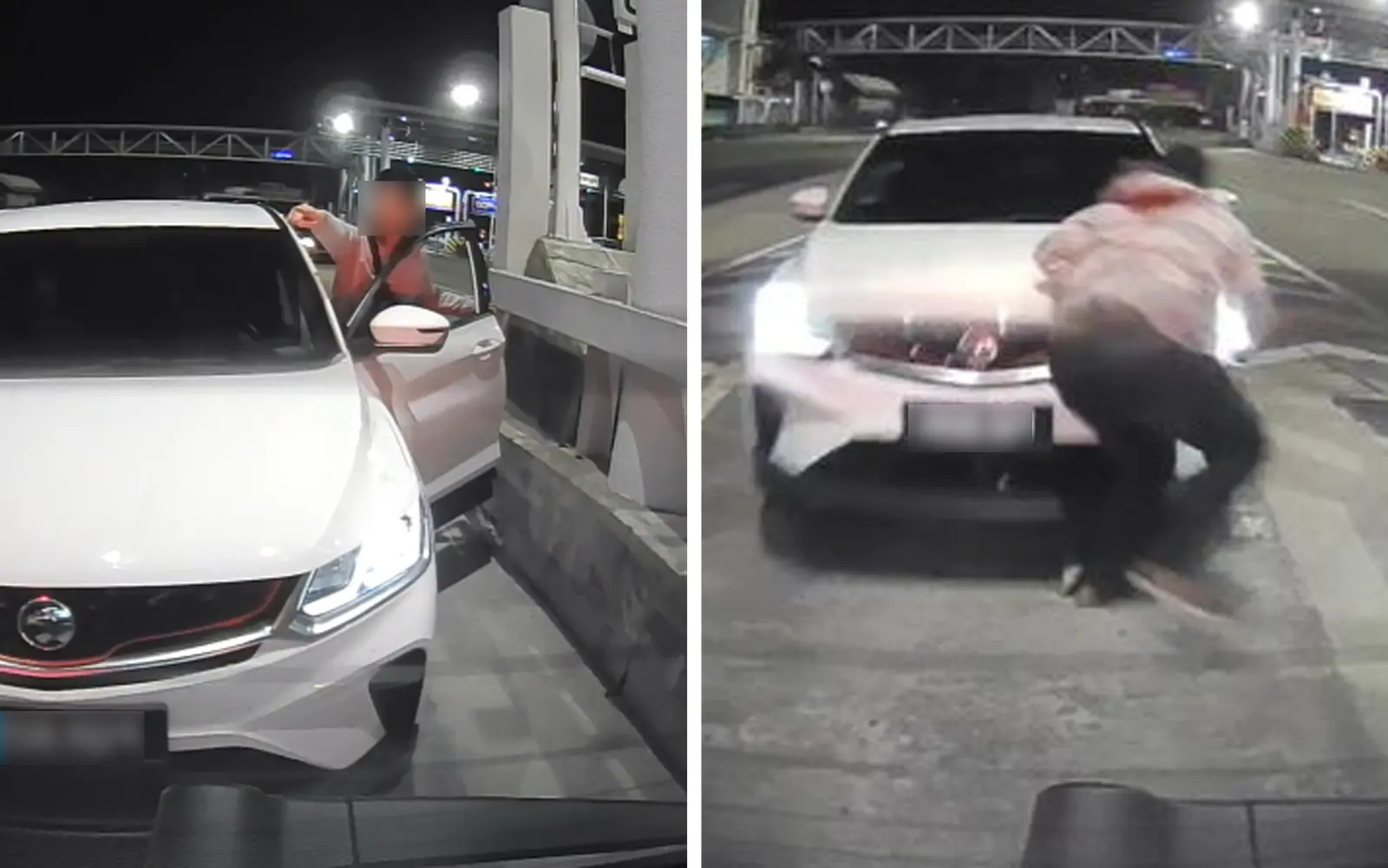 Rempuh kereta di TOL Penang