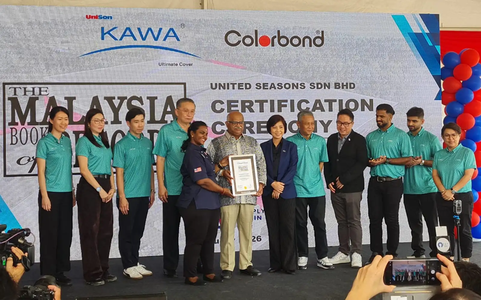 Malaysia Book of Records representative V Menaga 