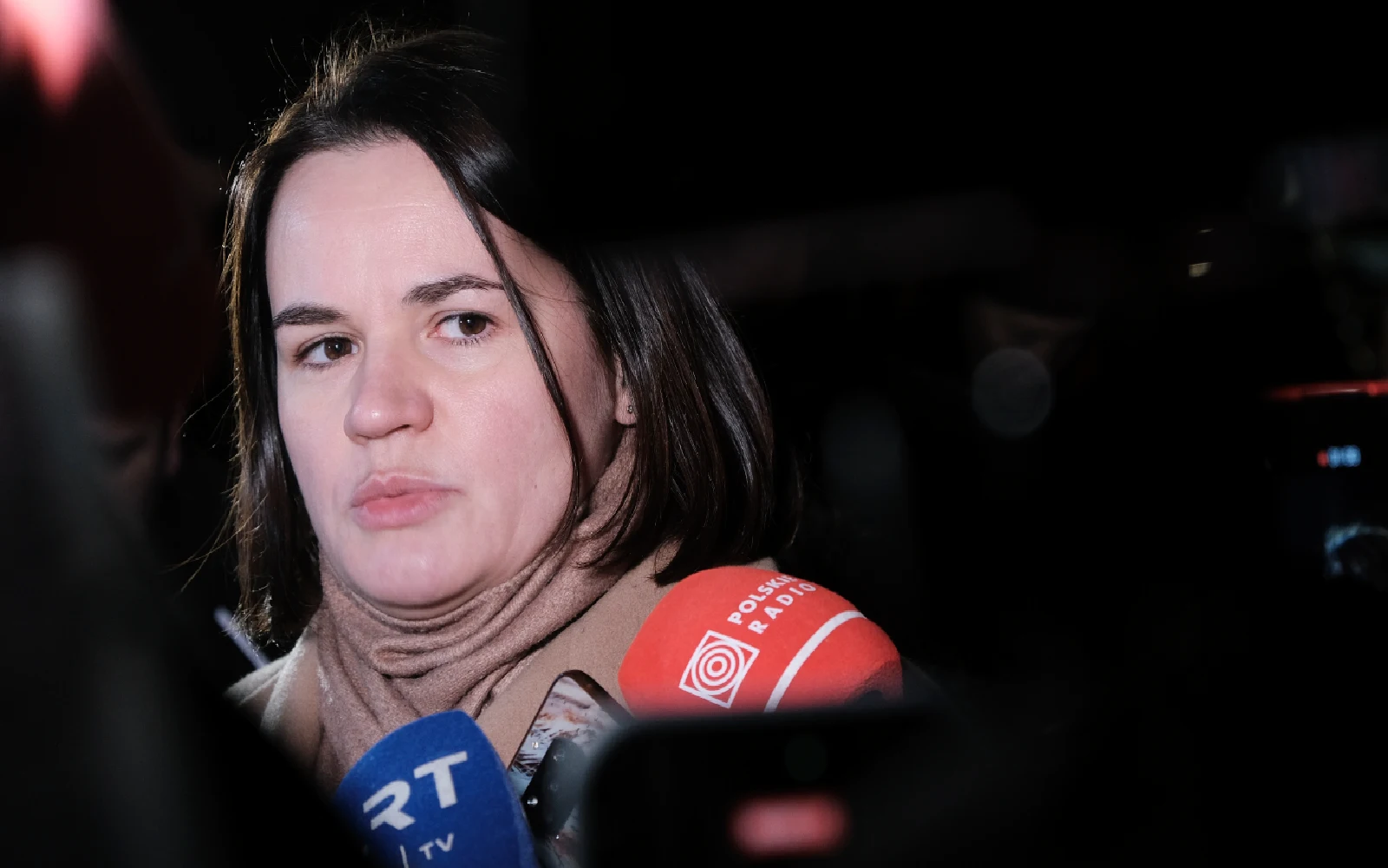 Exiled Belarus opposition leader in Kyiv on solidarity trip