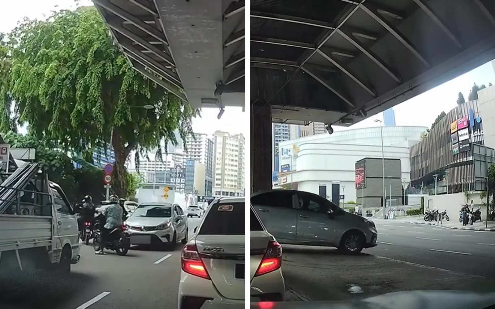 Kereta lawan arus tengah kl