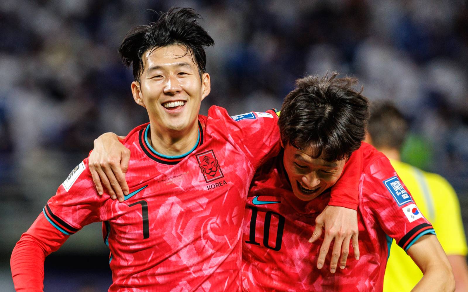 Son Heung-min (left) will lead the Taegeuk Warriors in a tough Group A featuring Mexico, South Africa and the Czech Republic. (EPA Images pic)