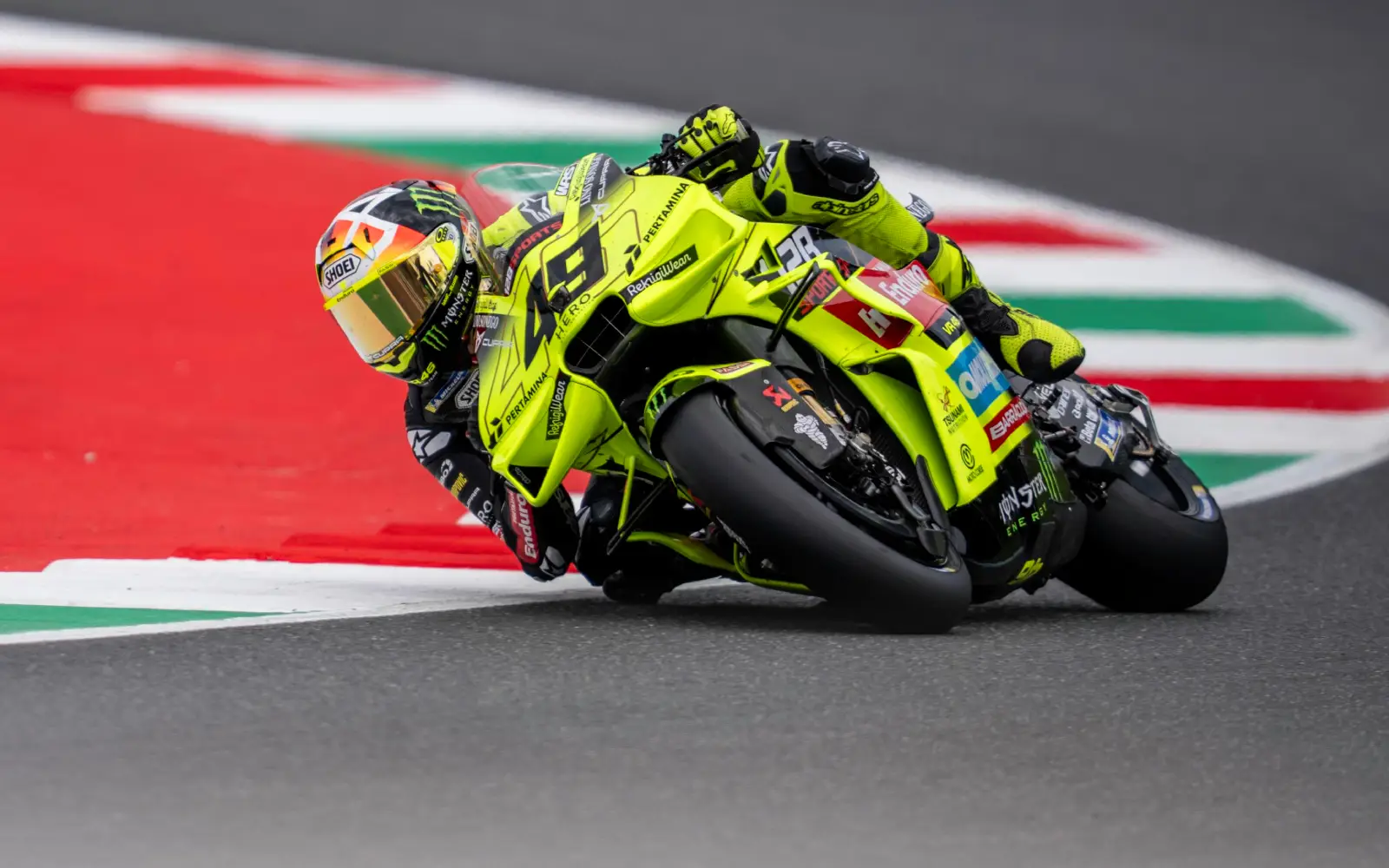 Di Giannantonio fastest in Italian MotoGP practice, Marc Marquez returns
