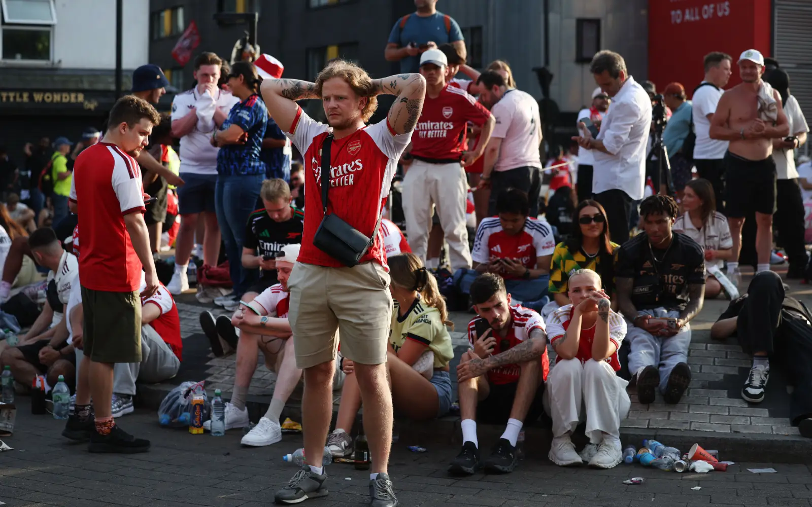 ‘Gutted’ Arsenal fans lament Champions League loss